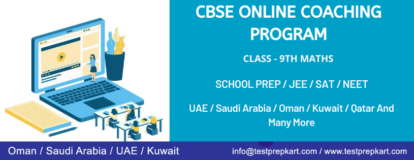 CBSE Online Coaching For Class 9 Mathematics