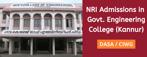 NRI Admission in Government Engineering College Kannur