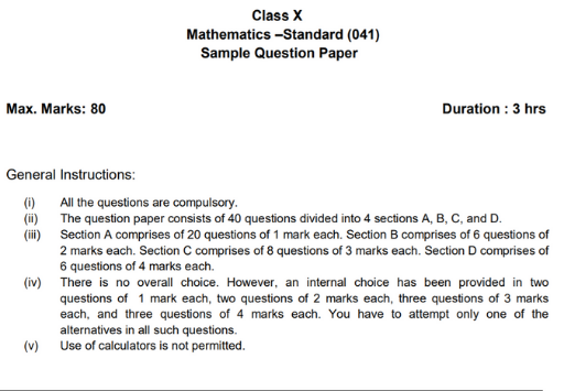 CBSE CLASS 10 Sample Papers