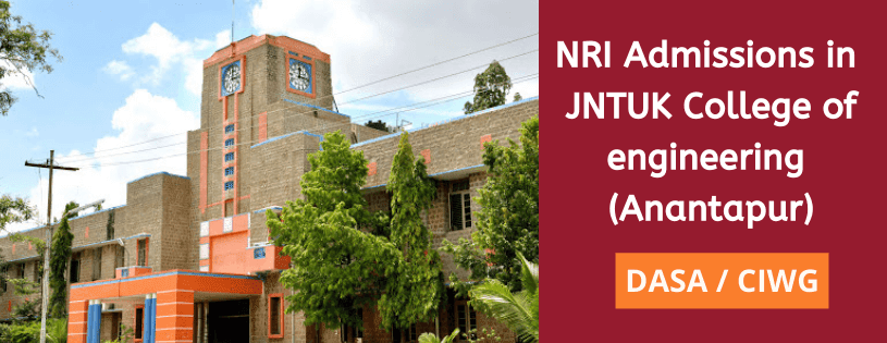 NRI admission in JNTUA College of Engineering, Anantapur