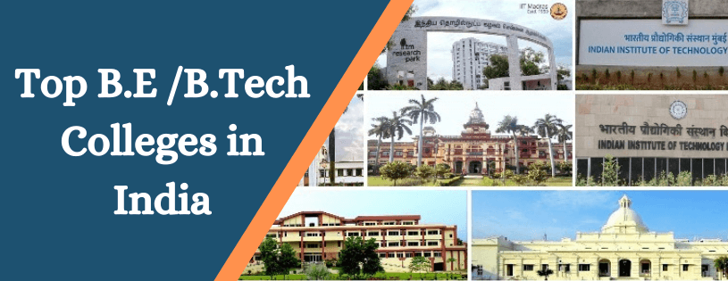 Top B.E /B.Tech Colleges in India â€“ Courses, Fees, Cutoff