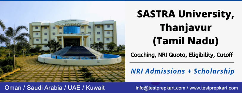 NRIs Admission in SASTRA University