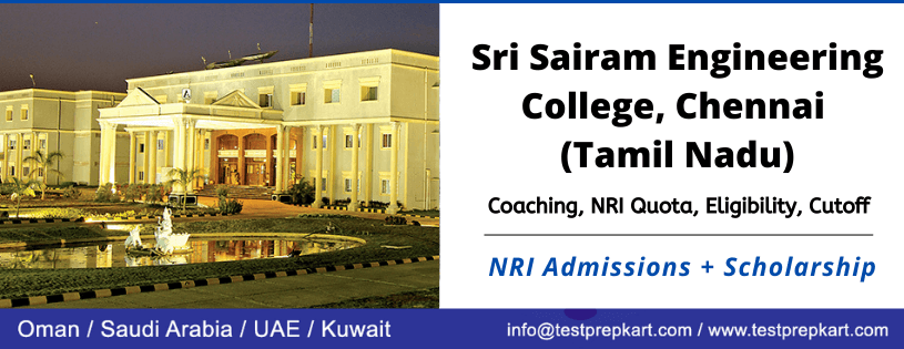 NRIs Admission in Sri Sairam Engineering College
