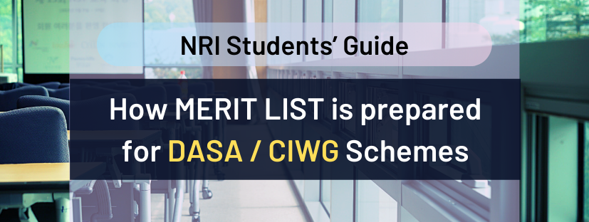 How Merit List is prepared for DASA CIWG Schemes