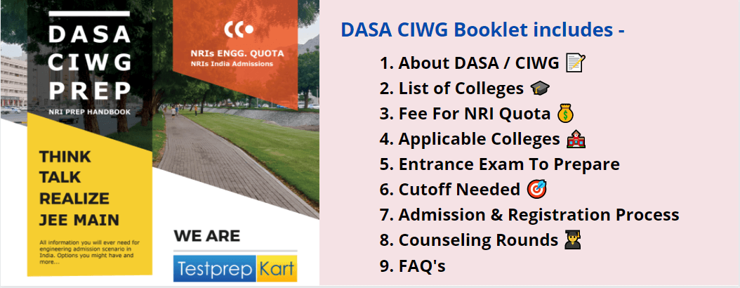 Download DASA / CIWG eBook (NRI Quota) Free [PDF] 