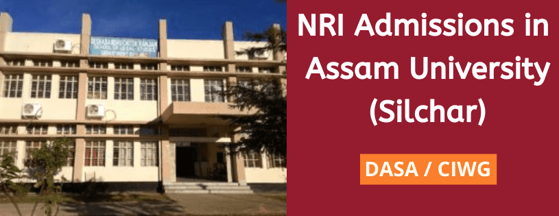 NRI admission in Assam University, Silchar