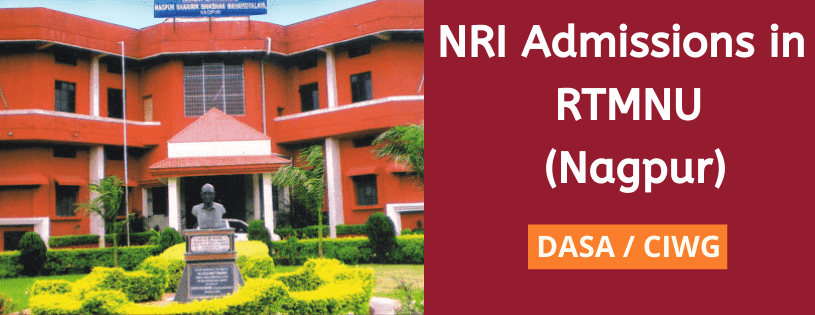 NRI Admission in Rashtrasant Tukadoji Maharaj Nagpur University, Nagpur