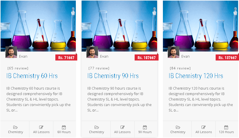  IB Chemistry Tutoring Online Courses 