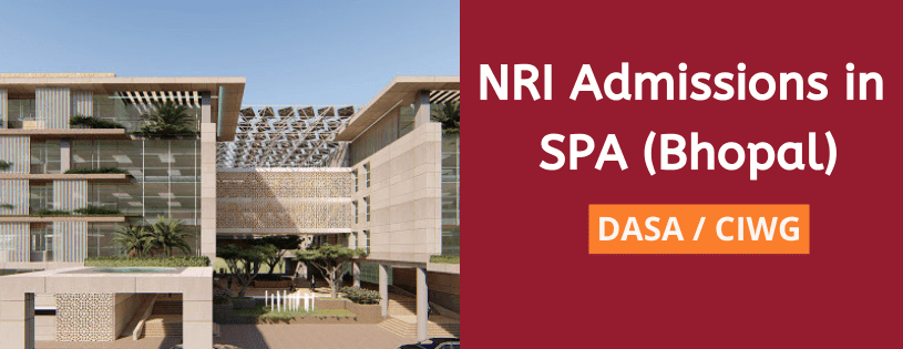 NRI Admission in School of Planning and Architecture, Bhopal