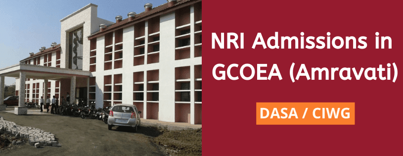 NRI Admission in Government College of Engineering, Amravati