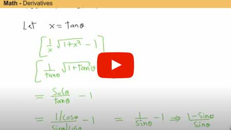  JEE Barch Math Derivatives