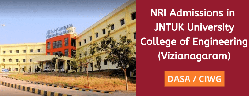 NRI admission in JNTUK University College of Engineering Vizianagaram