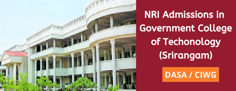NRI Admission in Government College of Engineering, Srirangam