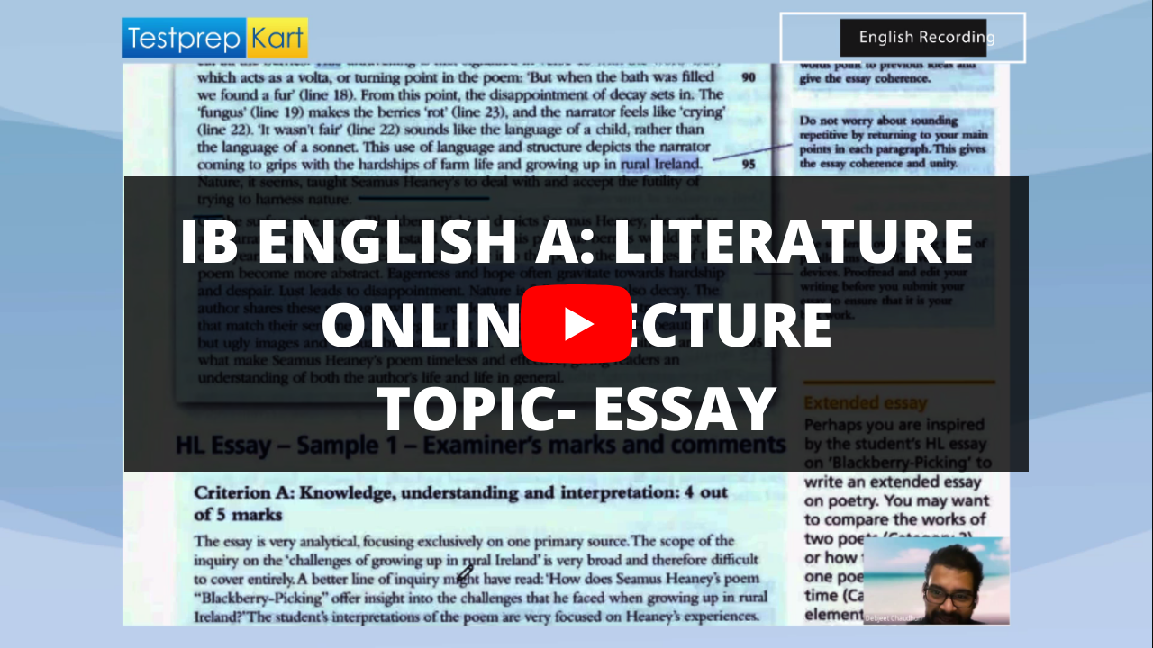 How to write IB English Essays