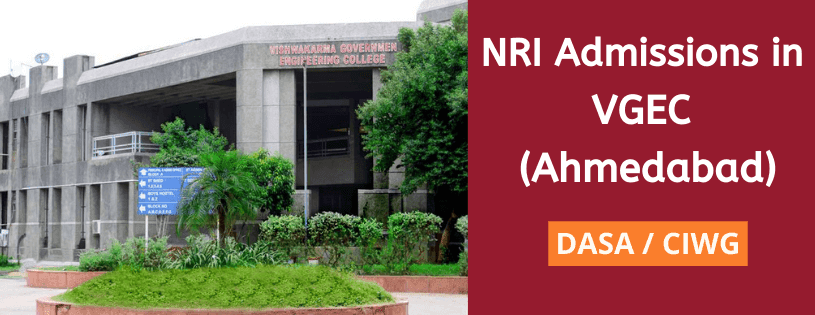 NRI Admission in Vishwakarma government engineering college Ahmedabad