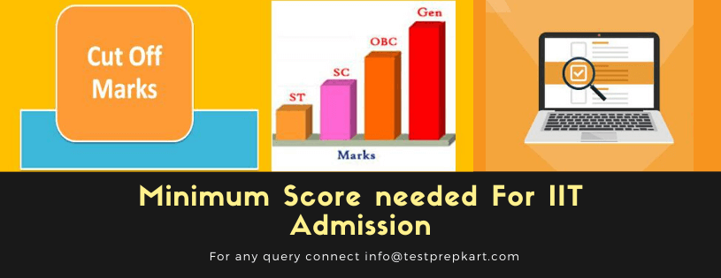 Minimum Score needed for IIT admission