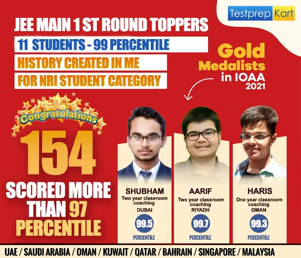 TestprepKart JEE Main Result 