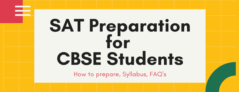 SAT Preparation for CBSE students