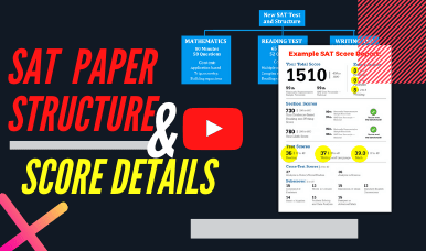  SAT paper structure and score details 