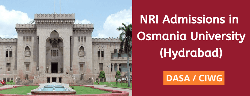 NRI Admission in OSMANIA University Hyderabad