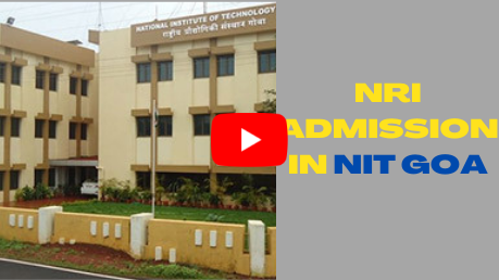  NIR Admissions in NIT Goa
 