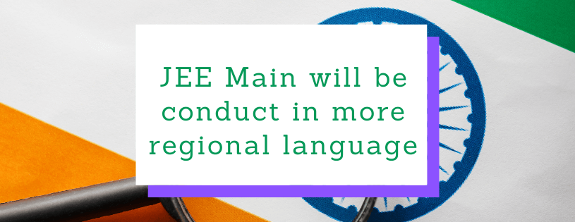 JEE will conduct in regional languages
