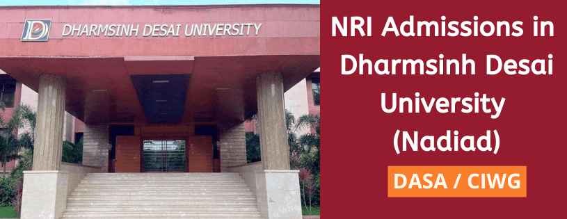 NRI Admission in Dharmsinh Desai University, Nadiad